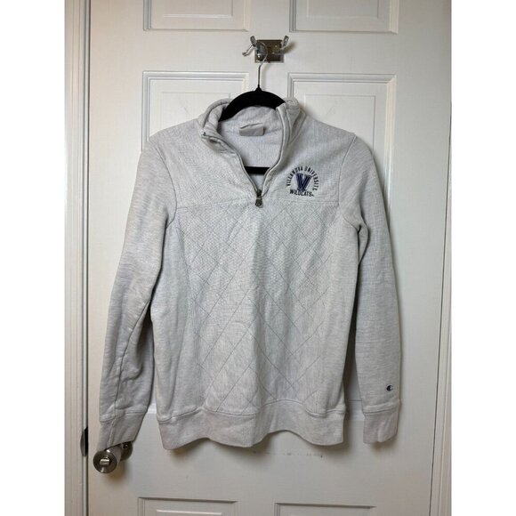 Champion Reverse Weave Villanova University Wildcats Gray Womens Pullover XS - Picture 1 of 10